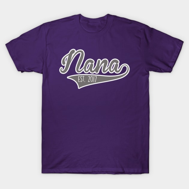 New Nana Established 2017 T-Shirt by charlescheshire